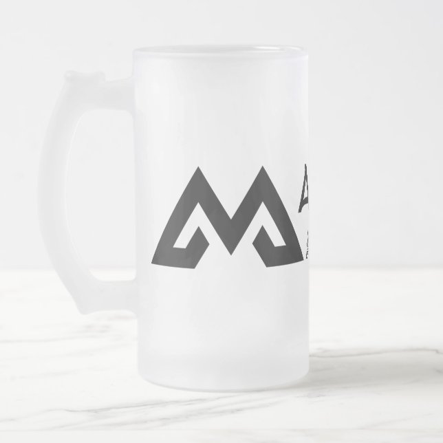 MAOS Beer Mattierte Tasse (Links)