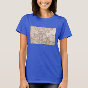 Map: Boston, 1883 T-Shirt