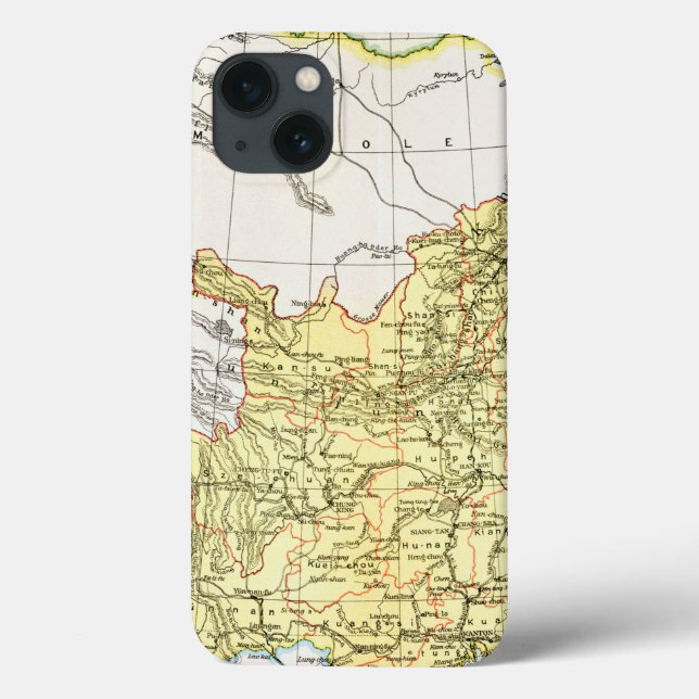 MAP: CHINA, 1910 Case-Mate iPhone HÜLLE (Rückseite)
