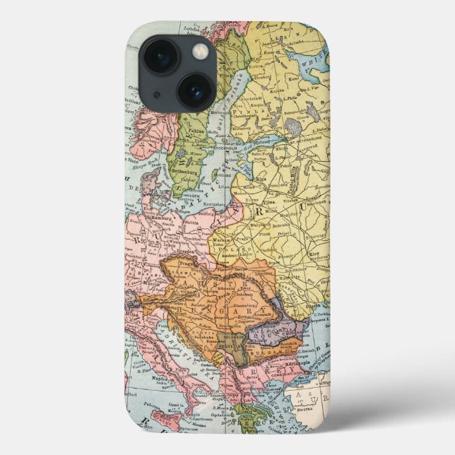 MAP: EUROPA, 1885 Case-Mate iPhone HÜLLE (Rückseite)