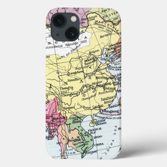 MAP: EUROPE IN ASIA Case-Mate iPhone HÜLLE (Rückseite)