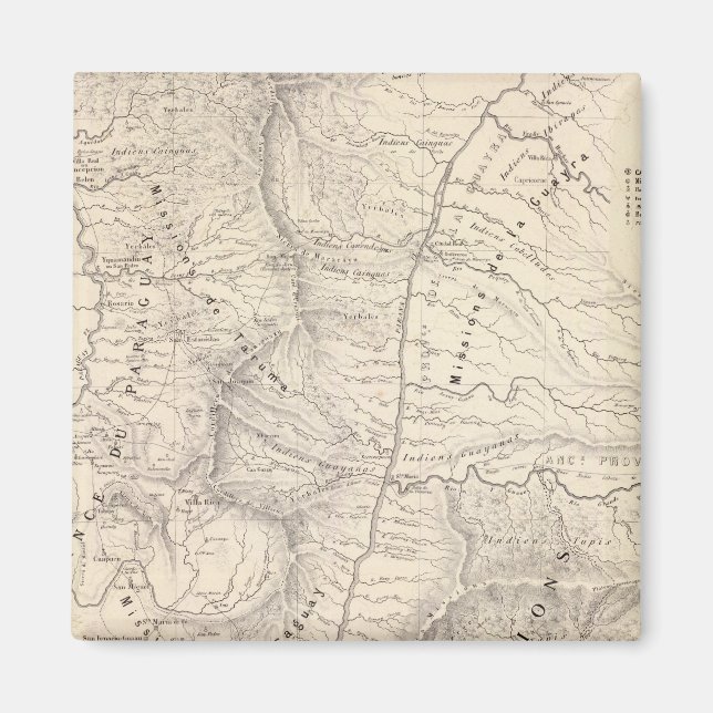 Map hist, Prov Missionen, Jesuit Institution Magnet (Vorne)