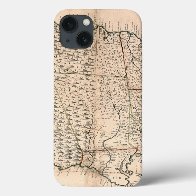 MAP: JAMAICA, 1755 2 Case-Mate iPhone HÜLLE (Rückseite)