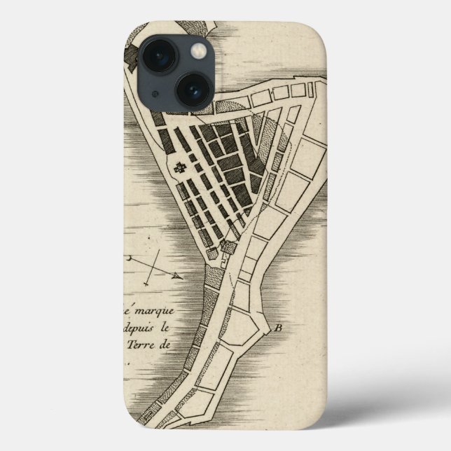 MAP: JAMAIKA, 1755 Case-Mate iPhone HÜLLE (Rückseite)