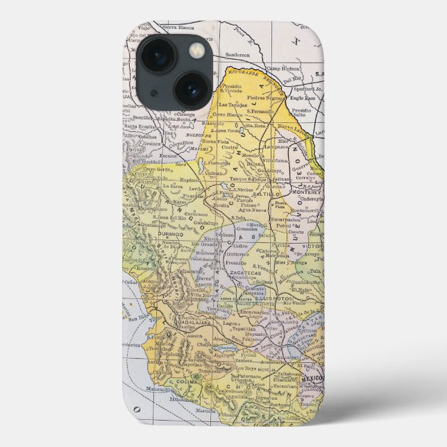 MAP: MEXIKO Case-Mate iPhone HÜLLE (Rückseite)