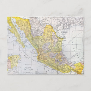 MAP: MEXIKO POSTKARTE