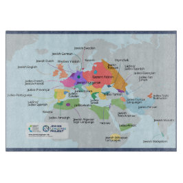 Map of Jewish languages  Schneidebrett