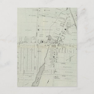 Map of Manasquan, New Jersey Postkarte