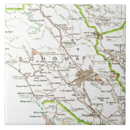 Map of Sonoma County CA  Fliese
