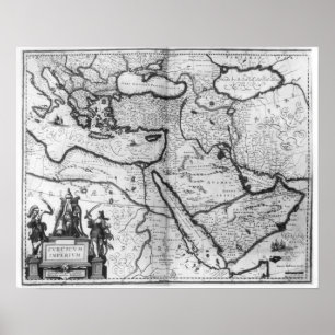 Map of the Ottoman Empire Poster