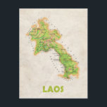 MAP POSTCARDS Filme Laos Postkarte<br><div class="desc">Postkarte Laos</div>