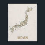 MAP POSTCARDS in Japan Postkarte<br><div class="desc">Japan</div>