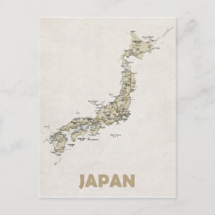 MAP POSTCARDS in Japan Postkarte