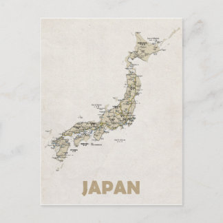 MAP POSTCARDS in Japan Postkarte