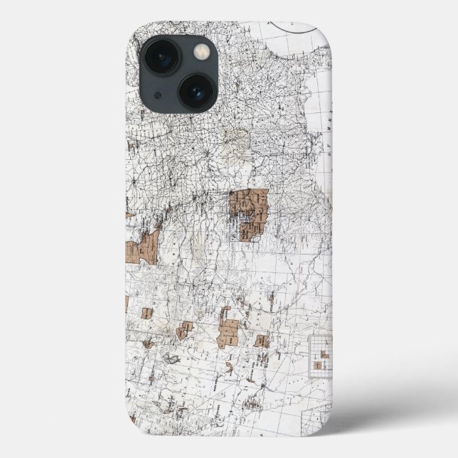 MAP: RESERVIERUNGEN, 1888 Case-Mate iPhone HÜLLE (Rückseite)