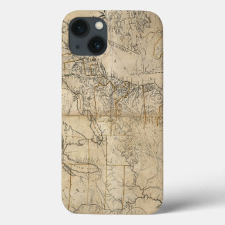 MAP: USA, 1783 iPhone 13 HÜLLE