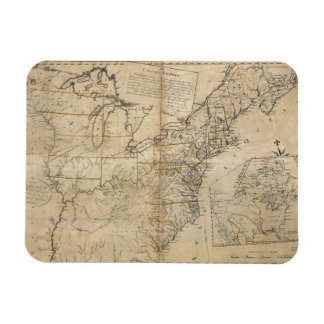 MAP: USA, 1783 MAGNET