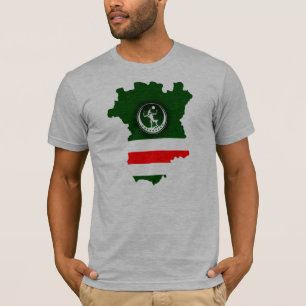 Map+Wolf+Flag T-Shirt