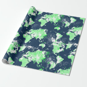Map Wrapping Papier Geschenkpapier