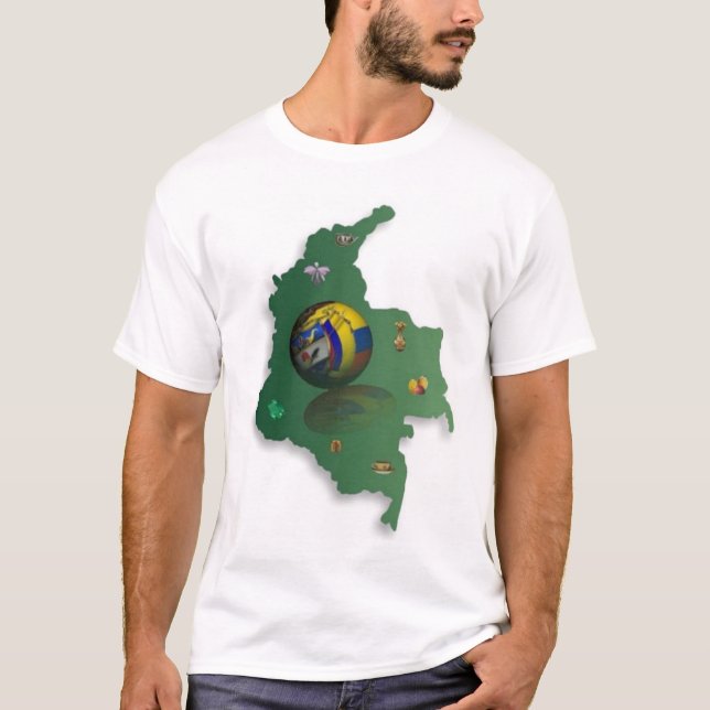 mapa-colombiacolor T-Shirt (Vorderseite)