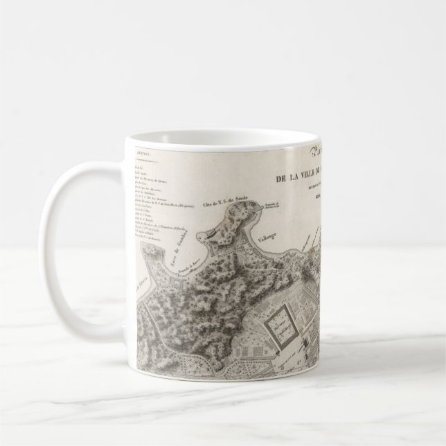 Mapa da cidade do Rio de Janeiro (1820) Kaffeetasse (Links)