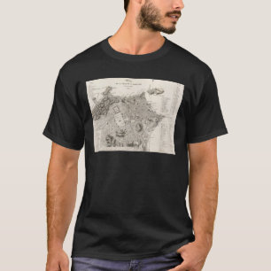 Mapa da cidade do Rio de Janeiro (1820) T - Shirt