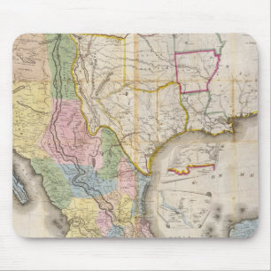 Mapa de los Estados Unidos de Mejico Mousepad