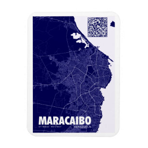 Mapa de Maracaibo - Venezuela Reiseplan Magnet
