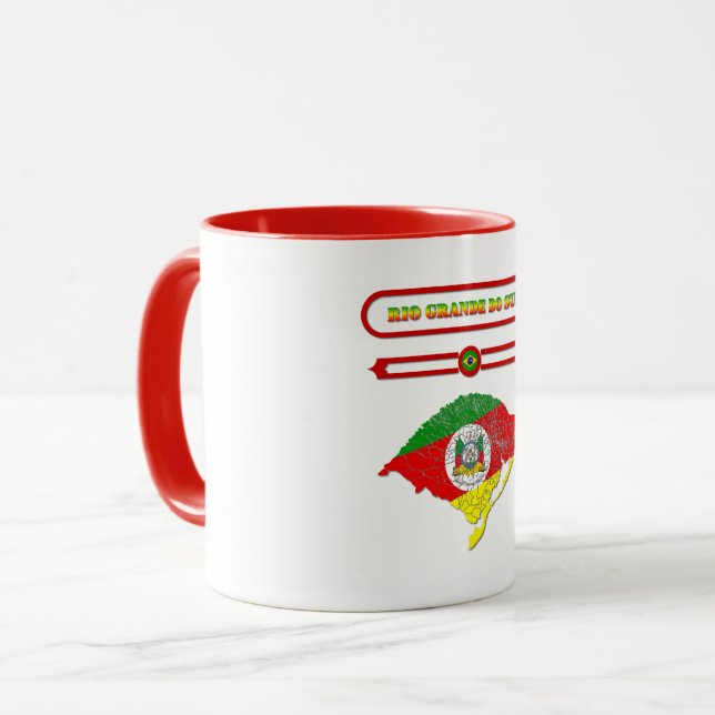 MAPA DO RIO GRANDE DO SUL. SAMER BRASIL TASSE (Vorderseite Links)