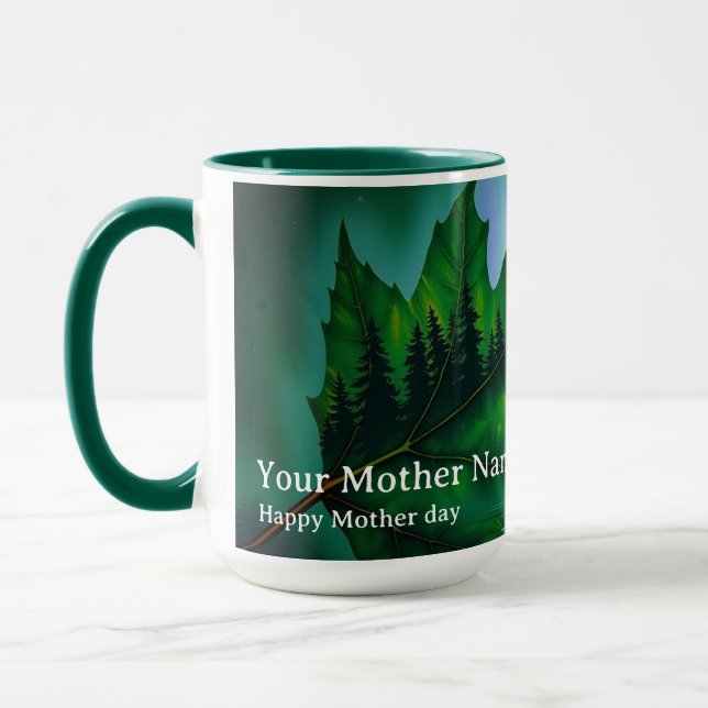 Maple Aurora Canoe River Guidance Tasse (Links)