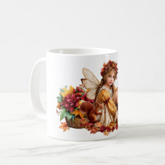 Maple Clan Fee – Begleitende Herbstwaldszene Kaffeetasse