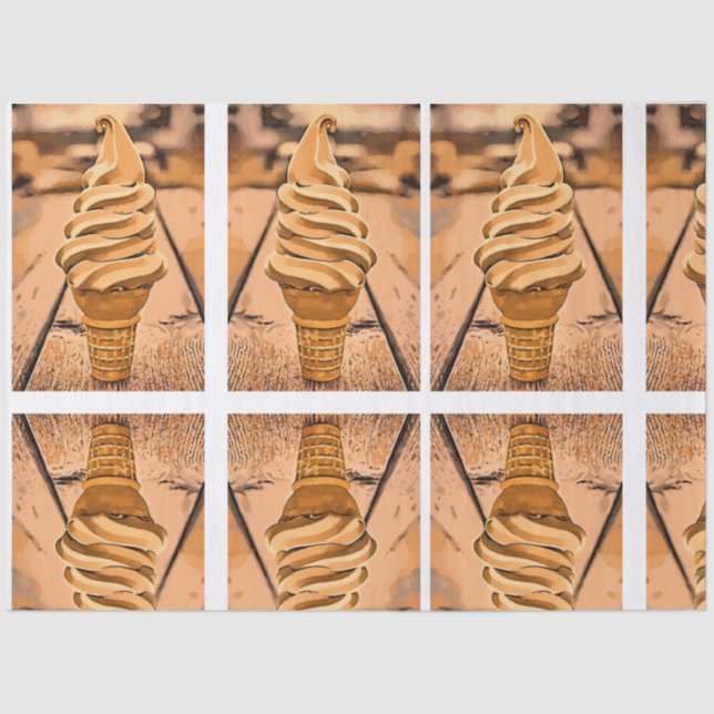 Maple Creemee Tissue Paper Seidenpapier (Vorderseite)