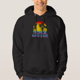 Maple Grove Minnesota Funny Ironic Weather Hoodie