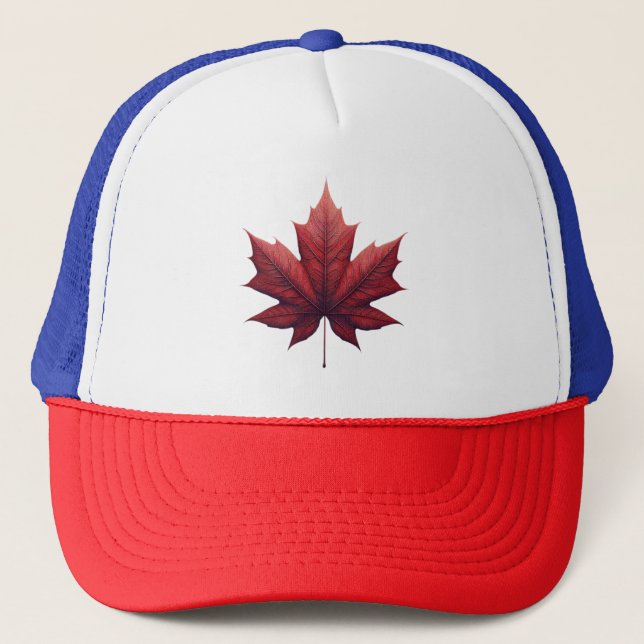 Maple Leaf Cap, Apparel, Fall Clothing Truckerkappe (Vorderseite)