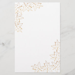 Maple Leaf Edge Stationierung Briefpapier