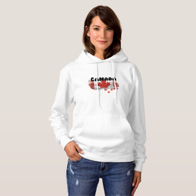 Maple Leaf Flag🍁 Hoodie (Vorne ganz)
