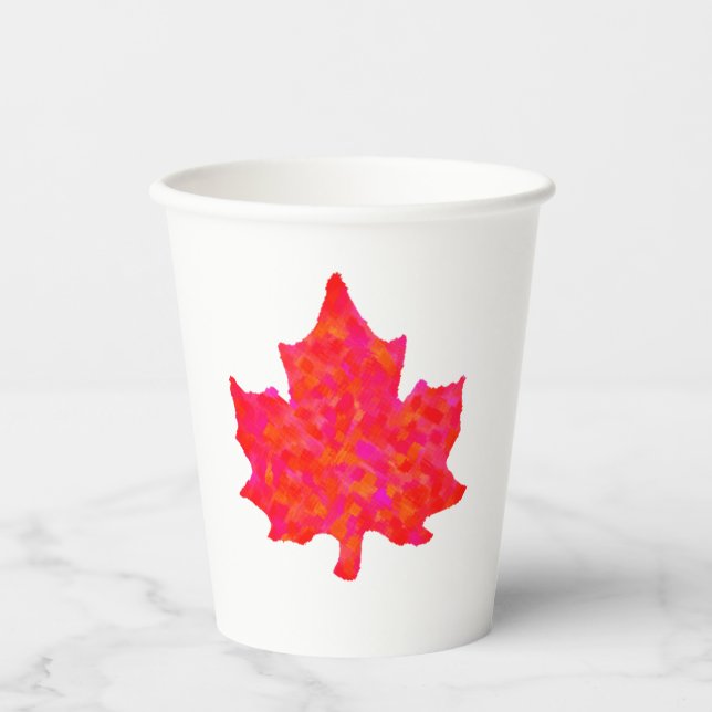 MAPLE LEAF PAPPBECHER (Vorderseite)