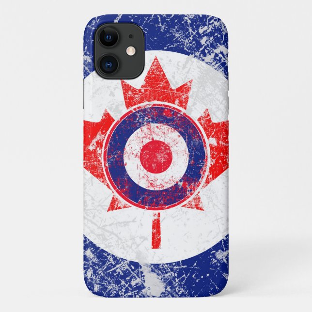 Maple Leaf Roundel Graphic Case-Mate iPhone Hülle (Rückseite)