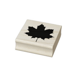 Maple Leaf Wood Art Briefmarke Gummistempel