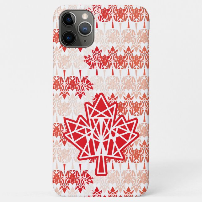 MAPLE MADE WITH TRIANGLES CANADA FLAG BY MASANSER Case-Mate iPhone HÜLLE (Rückseite)