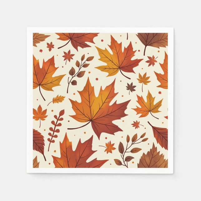 Maple Napkin Serviette (Vorderseite)