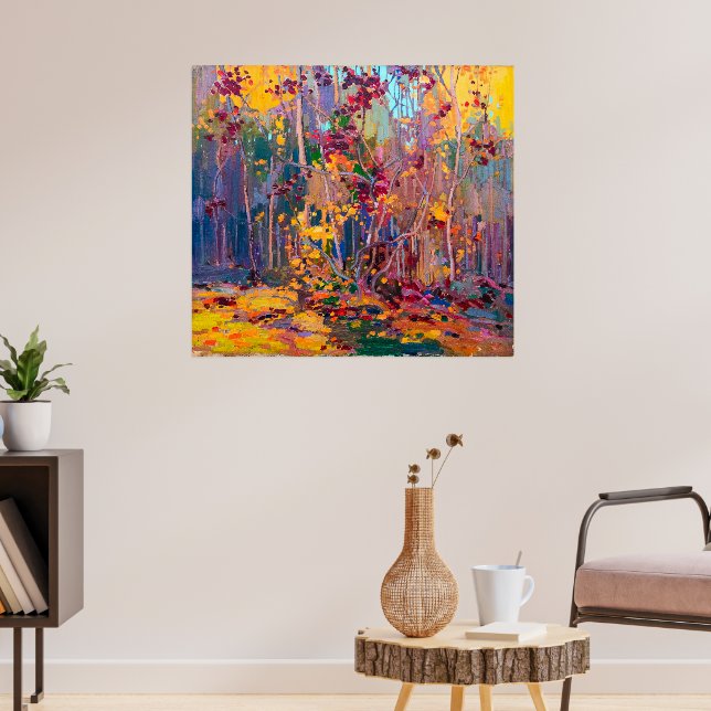 Maple Saplings Oktober | Tom Thomson | Poster (Wohnzimmer 3)