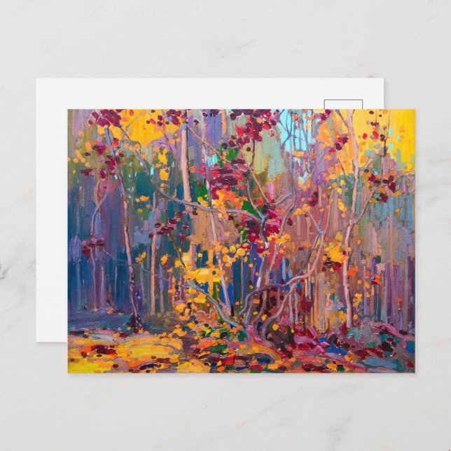 Maple Saplings Oktober | Tom Thomson | Postkarte (Vorne/Hinten)