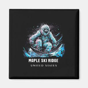 Maple Ski Ridge Vereinigte Staaten Skigebiet Skifa Magnet