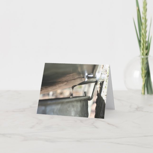 Maple Syrup Sap Running Nature Personalized (Vorderseite)