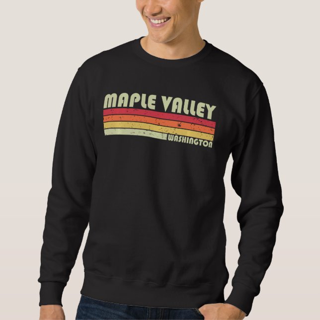 Maple Valley Wa Washington Funny City Zuhause Root Sweatshirt (Vorderseite)