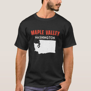 Maple Valley Washington USA Staat America Travel W T-Shirt