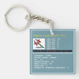 Maplestory Magier Doppelseitiger Akryllischer Schl Schlüsselanhänger