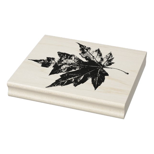 MapleTree Leaf Print Rubber Briefmarke Gummistempel (Stempel)