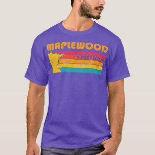 Maplewood Minnesota Vintag Zerstreutes Souvenir T-Shirt